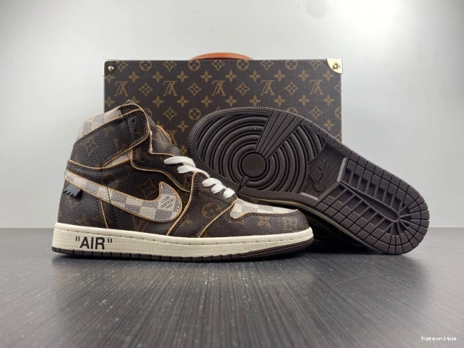 HYPE Air OFF-WHITE 1 Jordan x LV 0730